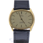 Omega De Villa Champagne Dial Quartz Watch 1365