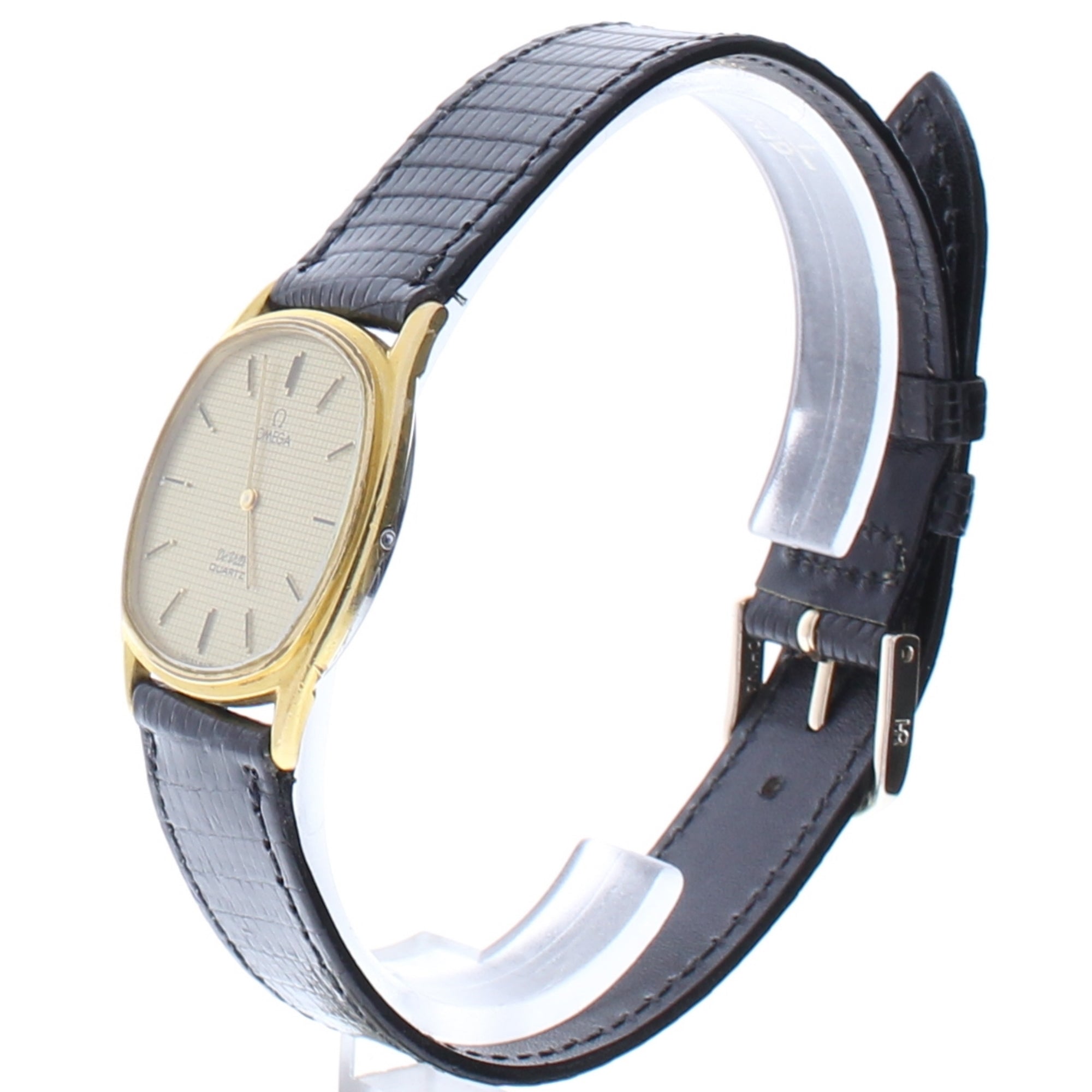 Omega De Villa Champagne Dial Quartz Watch 1365