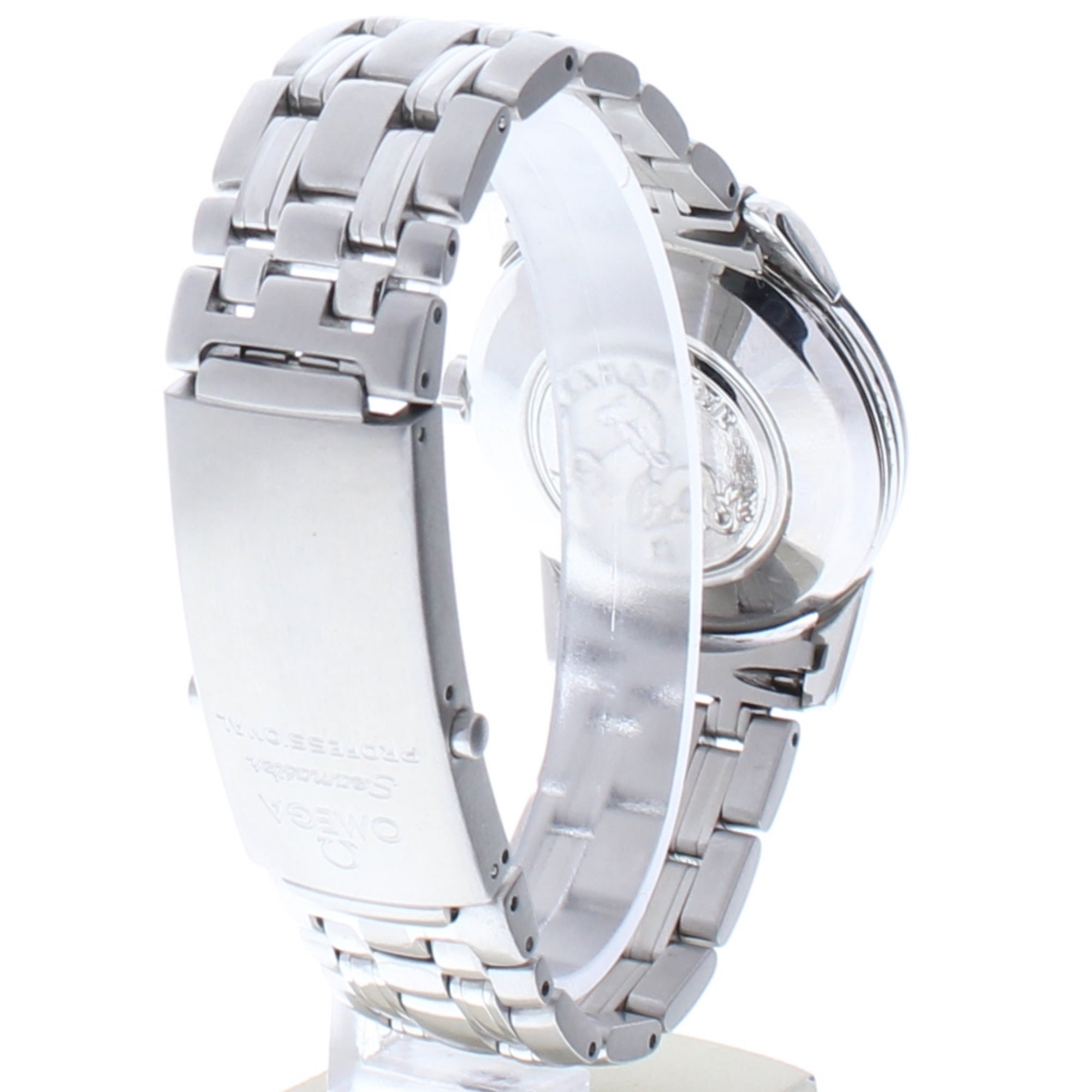 Omega Seamaster Stainless-steel 1502.40.00 Silver Dial Mens 29-mm Automatic self-wind Sapphire crystal. Swiss Made Wrist Watch