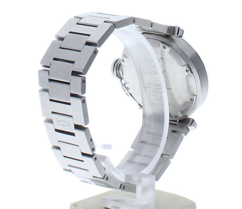 Cartier Pasha De 2384 Stainless-steel with Silver Dial Men's Automatic Watch.