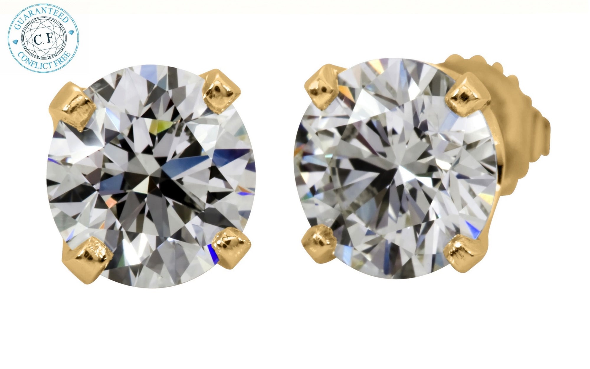 0.30 ct Studs-1/3, Diamond 14k Yellow Gold-205351