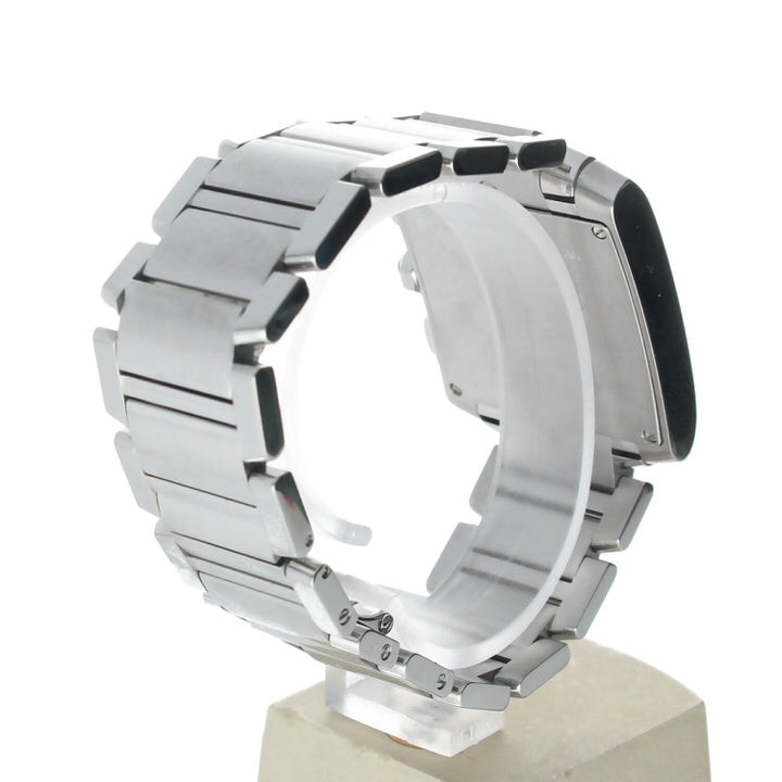 Cartier Tank Francaise Stainless-steel 2653 White Dial Mens 29-mm Quartz Sapphire crystal. Swiss Made Wrist Watch