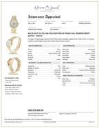 Rolex Date 34 Yellow-gold 1503 Mother-of-Pearl Dial Women's 34-mm Automatic-self-wind Sapphire crystal. Swiss-Made Wrist Watch