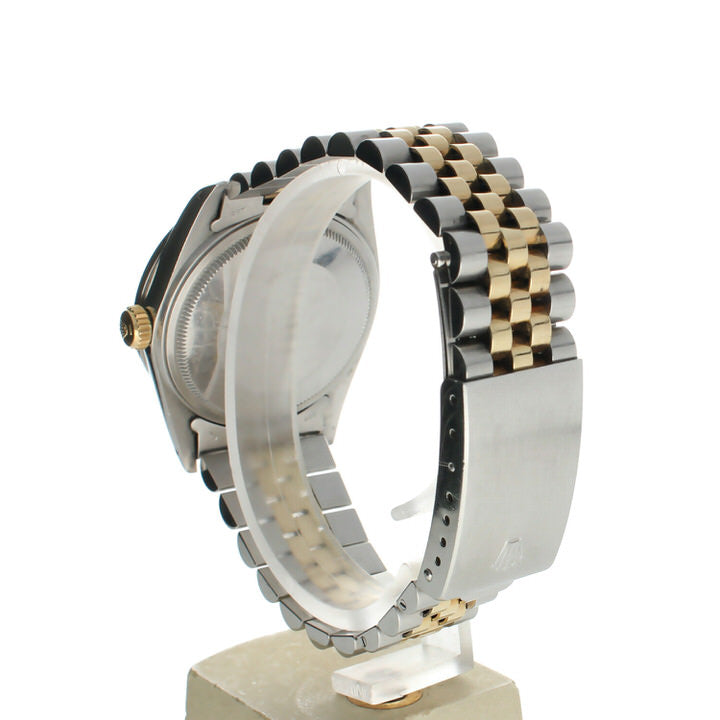 Rolex DateJust 36 Stainless-steel 16013 Mother-of-Pearl Dial Mens 36-mm Automatic self-wind Sapphire crystal. Swiss Made Wrist Watch