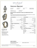 Rolex Date just 26 Stainless-steel 179174 Mother-of-Pearl Dial Women's 26-mm Automatic-self-wind Sapphire crystal. Swiss Made Wristwatch