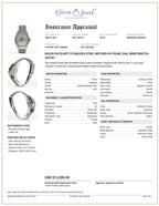 Rolex DateJust 36 Stainless-steel 1601 Mother-of-Pearl Dial Mens 36-mm Automatic-self-wind Sapphire crystal. Swiss Made Wrist Watch