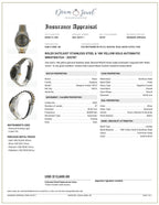 Rolex DateJust 36 Stainless-steel 16013 Silver Dial Mens 36-mm Automatic self-wind Sapphire crystal. Swiss Made Wristwatch