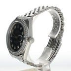 Rolex DateJust 36 Stainless-steel 1601 Green Dial Mens 36-mm Automatic self-wind Sapphire crystal. Swiss Made Wrist Watch