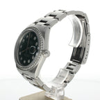 Rolex DateJust 36 Stainless-steel 16030 Green Dial Mens 36-mm Automatic self-wind Sapphire crystal. Swiss Made Wrist Watch