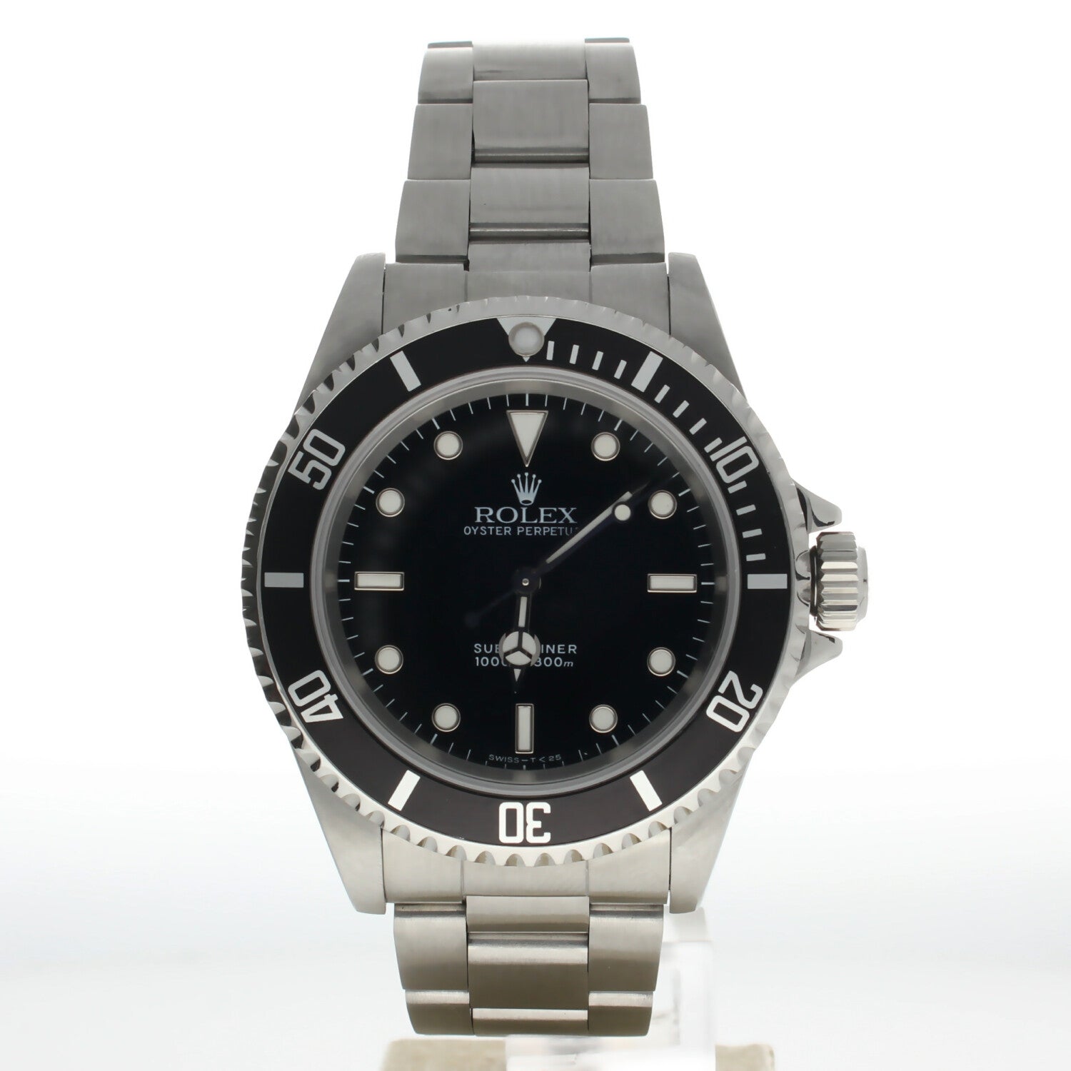 Rolex Submariner (no date) Stainless-steel 14060 Black Dial Mens 40-mm Automatic-self-wind Sapphire crystal. Swiss Made Wrist Watch
