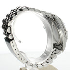 Rolex DateJust 36 Stainless-steel 1601 Black Dial Mens 36-mm Automatic self-wind Sapphire crystal. Swiss Made Wrist Watch
