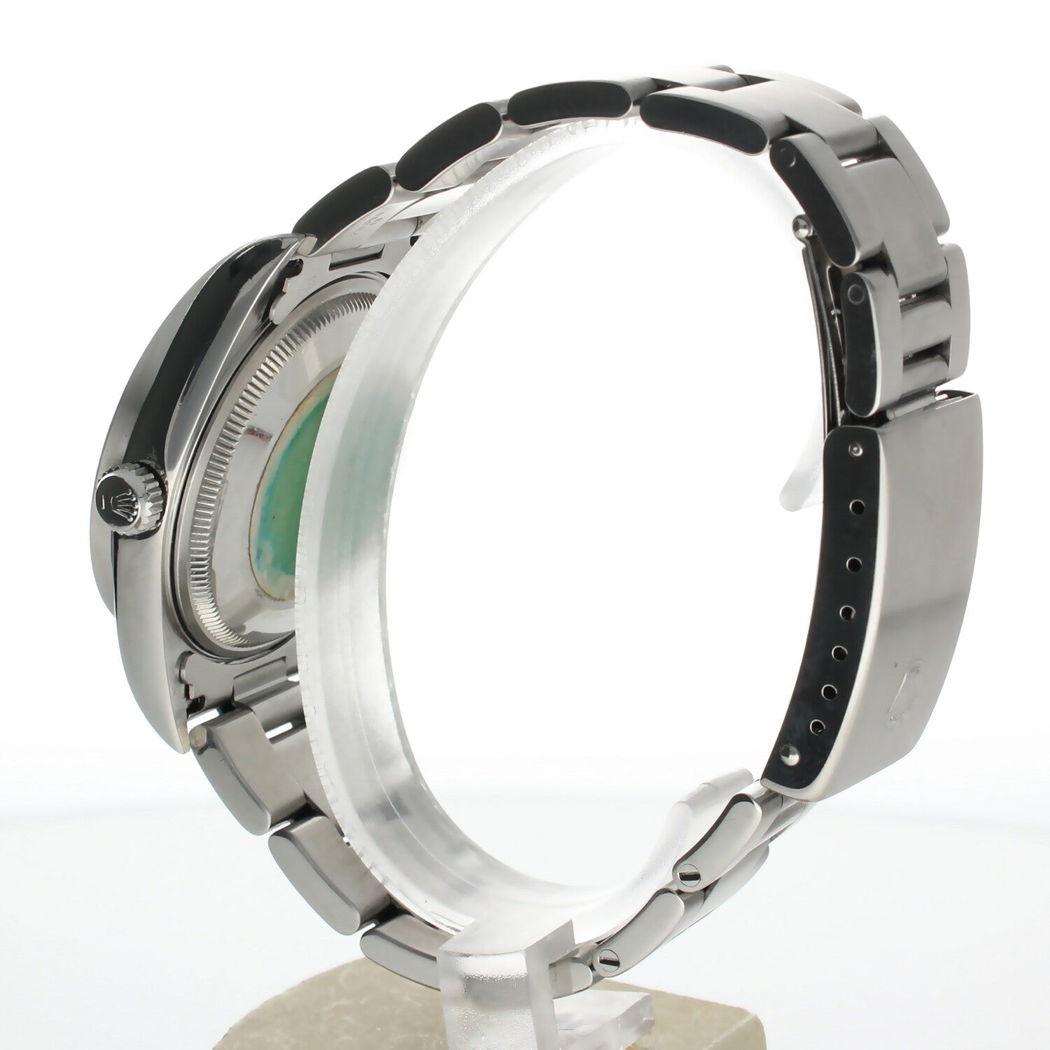 Rolex Air-King Stainless-steel 14010 Silver Dial Mens 34-mm Automatic self-wind Sapphire crystal. Swiss Made Wrist Watch