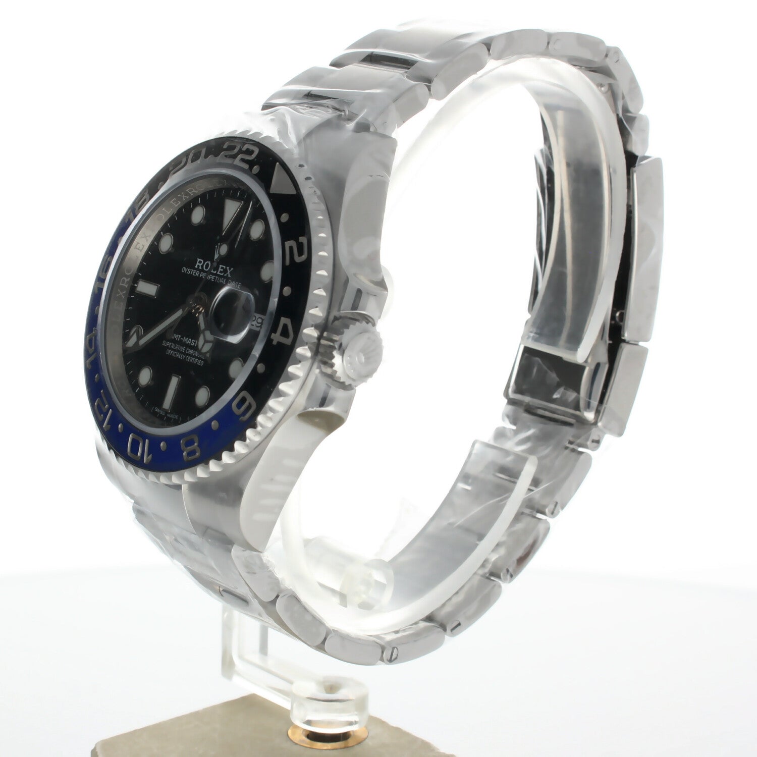 Rolex GMT-Master II Stainless-steel 116710BLNR Black Dial Mens 40-mm Automatic self-wind Sapphire crystal. Swiss Made Wrist Watch