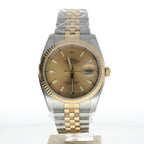 Rolex DateJust 36 Stainless-steel 116233 Champagne Dial Mens 36-mm Automatic self-wind Sapphire crystal. Swiss Made Wrist Watch