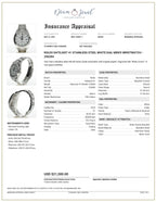 Rolex DateJust 41 Stainless-steel 126300 White Dial Mens 41-mm Automatic self-wind Sapphire crystal. Swiss Made Wrist Watch