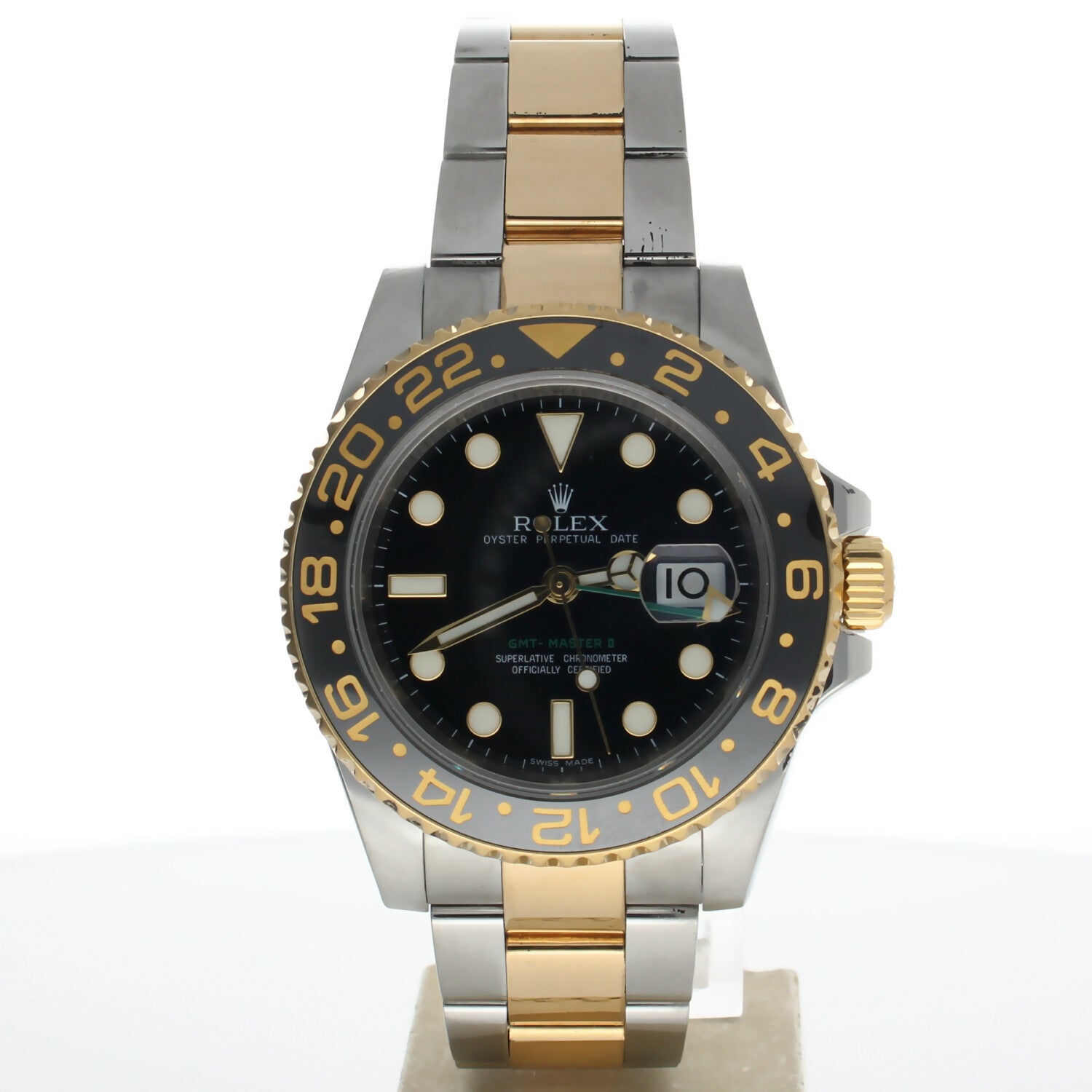 Rolex GMT-Master II Stainless-steel 116713 Black Dial Mens 40mm Automatic self-wind Sapphire crystal. Swiss Made Wristwatch