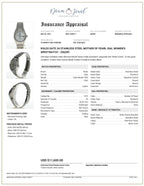 Rolex Date 34 Stainless-steel 1500 Mother-of-Pearl Dial Womens 34-mm Automatic self-wind Sapphire crystal. Swiss Made Wrist Watch