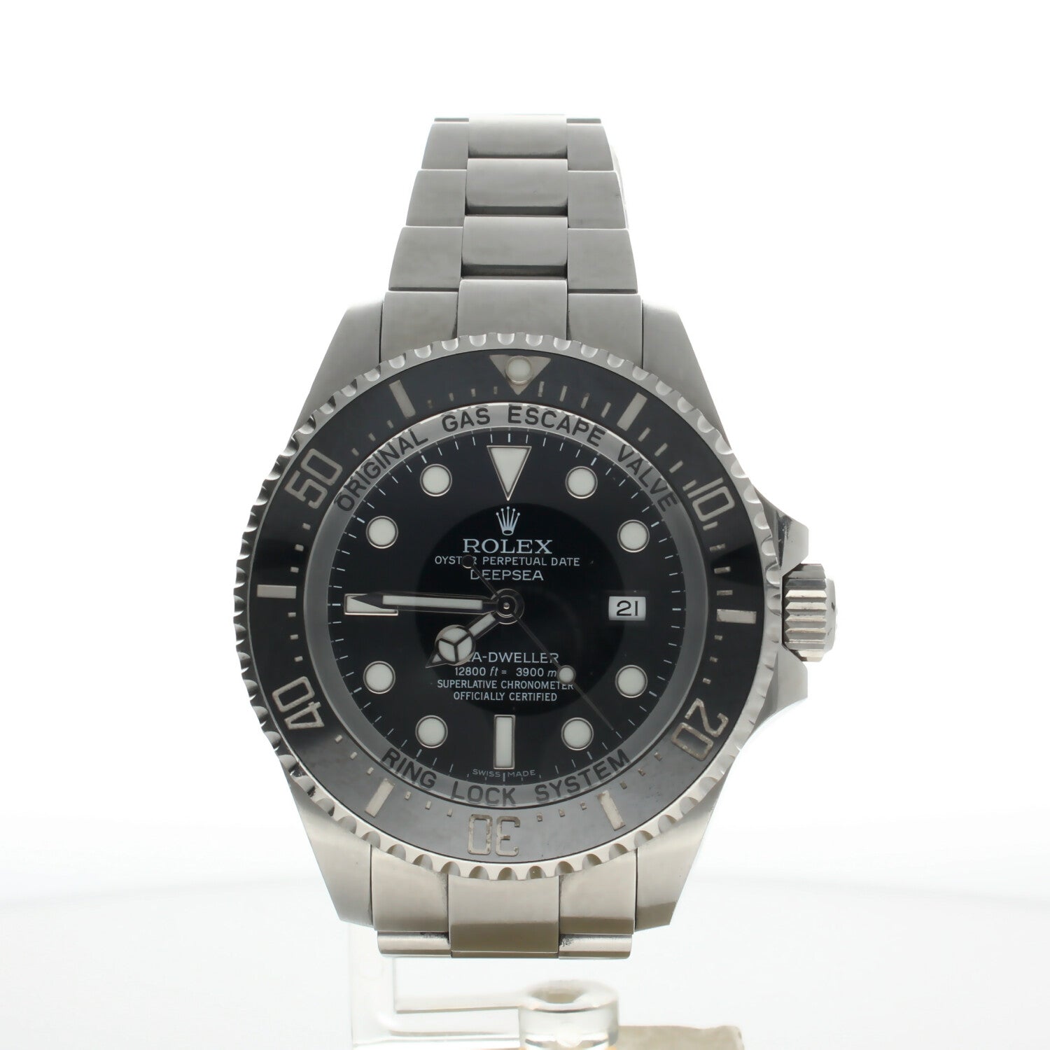 Rolex Deepsea Sea-Dweller Stainless-steel 116660 Black Dial Mens 44-mm Automatic self-wind Sapphire crystal. Swiss Made Wrist Watch