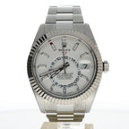 Rolex Sky-Dweller Stainless-steel 326934 White Dial Mens 41-mm Automatic self-wind Sapphire crystal. Swiss Made Wrist Watch