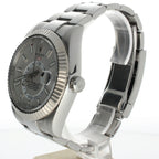 Rolex Sky-Dweller Stainless-steel 326934 White Dial Mens 41-mm Automatic self-wind Sapphire crystal. Swiss Made Wrist Watch