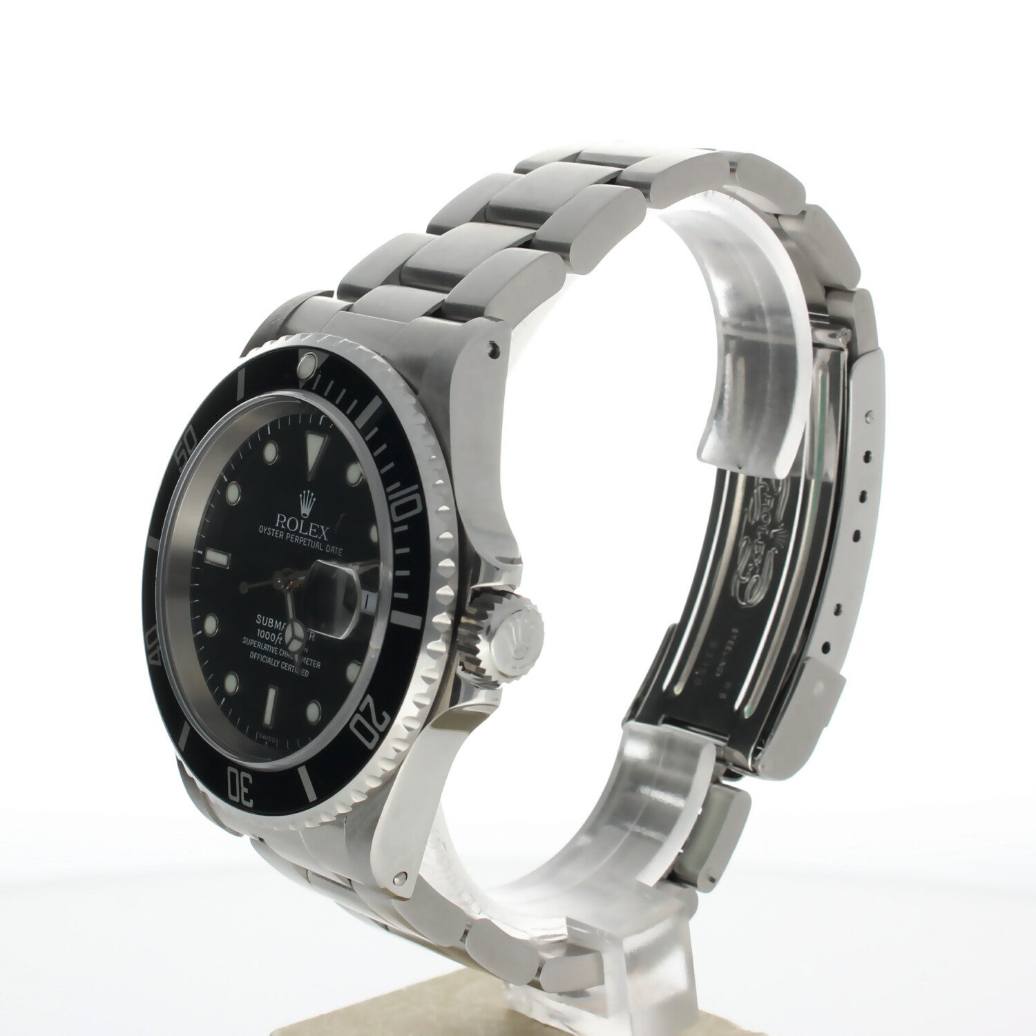 Rolex Submariner Stainless-steel 16610 Black Dial Mens 40-mm Automatic self-wind Sapphire crystal. Swiss Made Wrist Watch