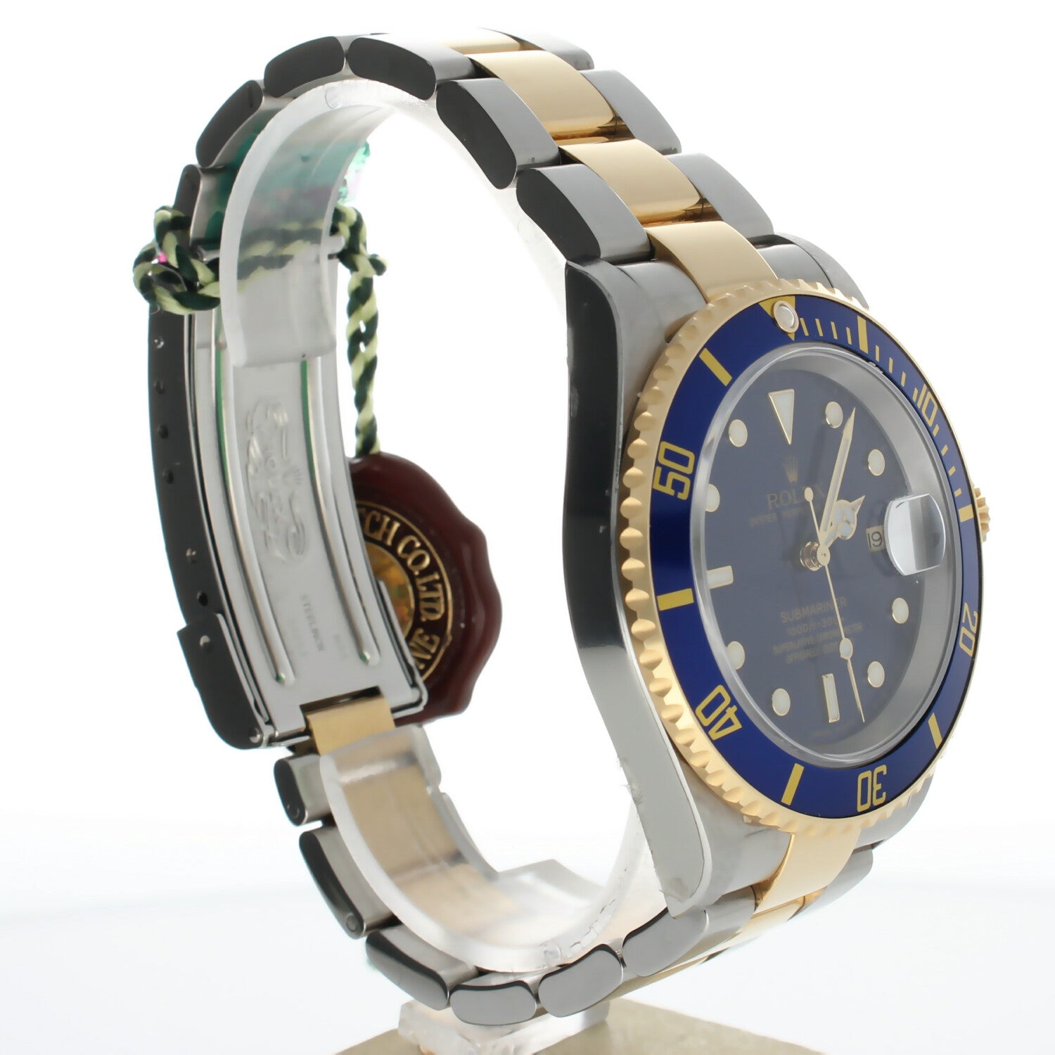 Rolex Submariner Stainless-steel 16613 Blue Dial Mens 40-mm Automatic self-wind Sapphire crystal. Swiss Made Wrist Watch