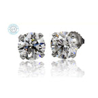 1.00 Ct. T.W. Diamond Studs In 14 Karat White Gold