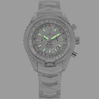 Abingdon Womens Jackie Dreamy White Chronograph E6B Pilot Watch JA-DW