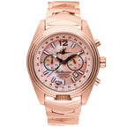 Abingdon Womens Katherine First Class Rose Gold Chronograph ATIS Pilot Watch KA-FCLA