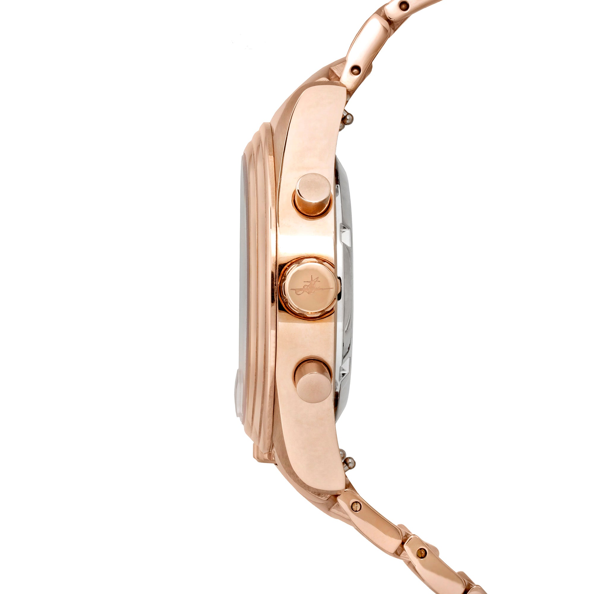 Abingdon Womens Katherine First Class Rose Gold Chronograph ATIS Pilot Watch KA-FCLA