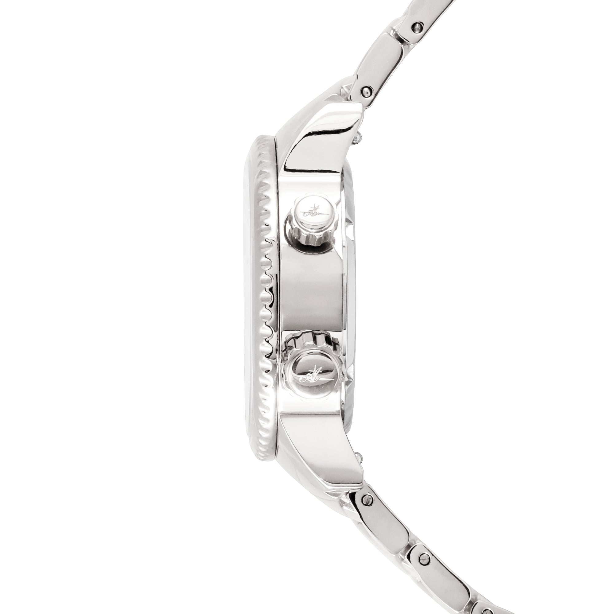 Abingdon Women's Elise Athenian Silver Tri-Time Travel Watch EL-SILV