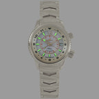 Abingdon Women's Elise Athenian Silver Tri-Time Travel Watch EL-SILV