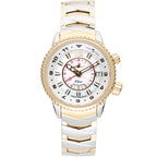 Abingdon Women's Elise Two-Tone Tri-Time Travel Watch EL-TTWO