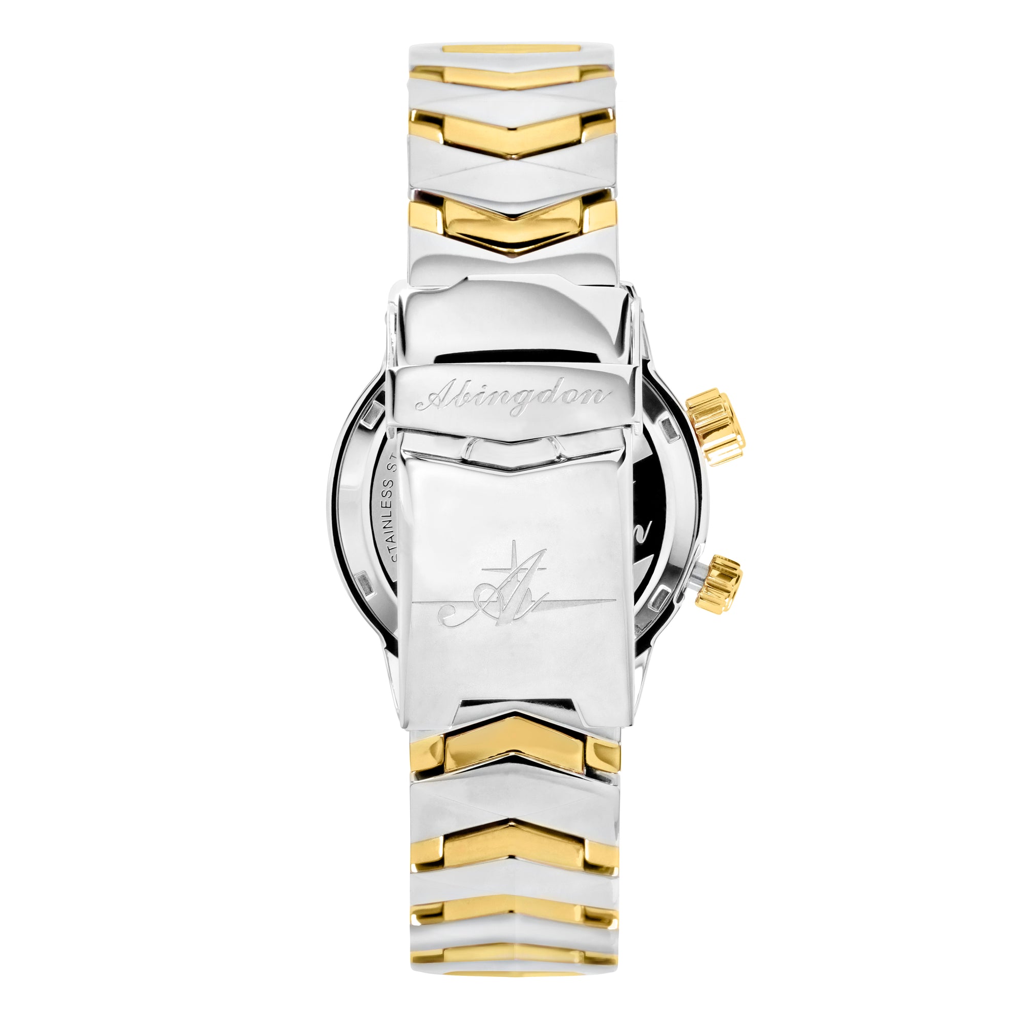Abingdon Women's Elise Two-Tone Tri-Time Travel Watch EL-TTWO
