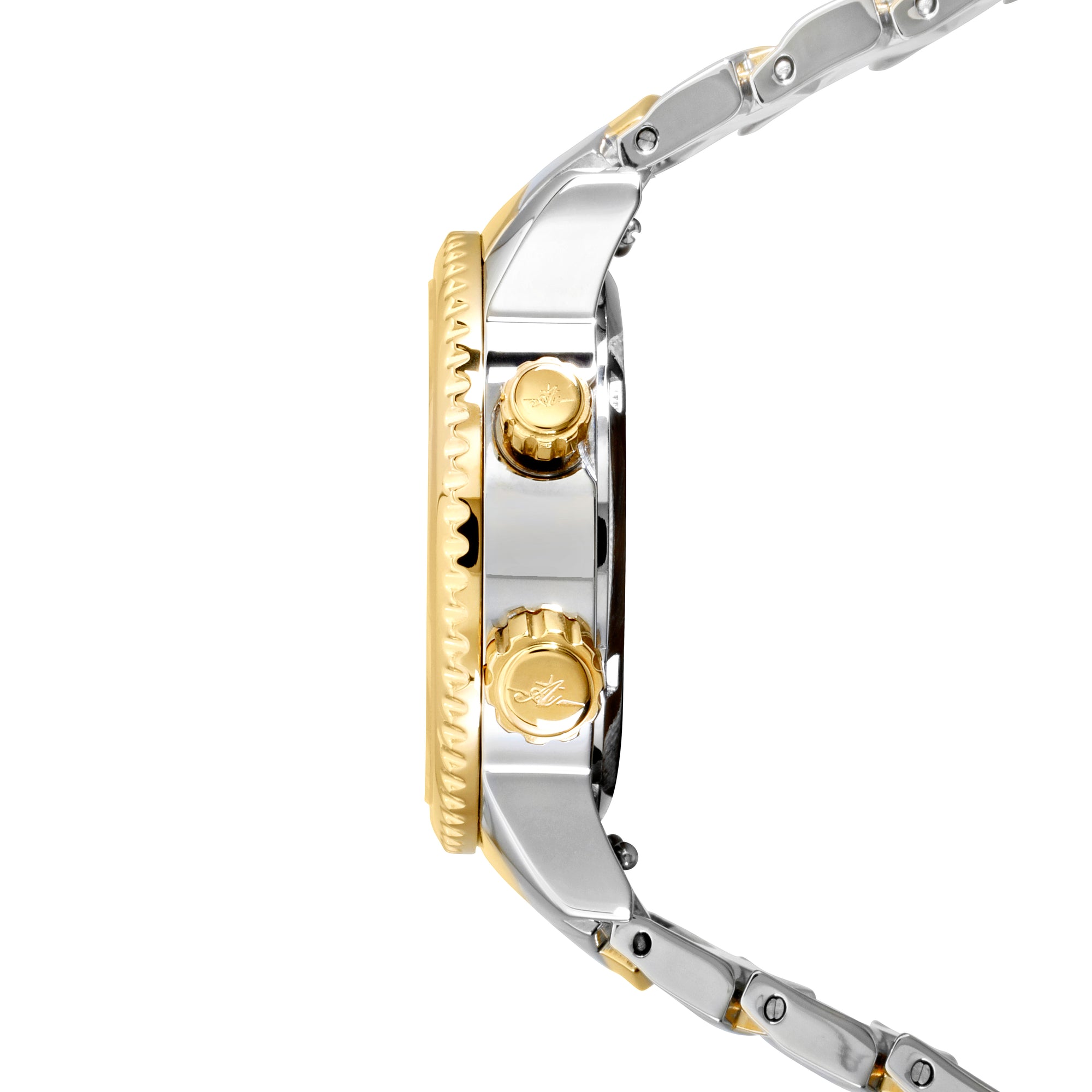 Abingdon Women's Elise Midnight Tri-Time Travel Watch EL-MDNT