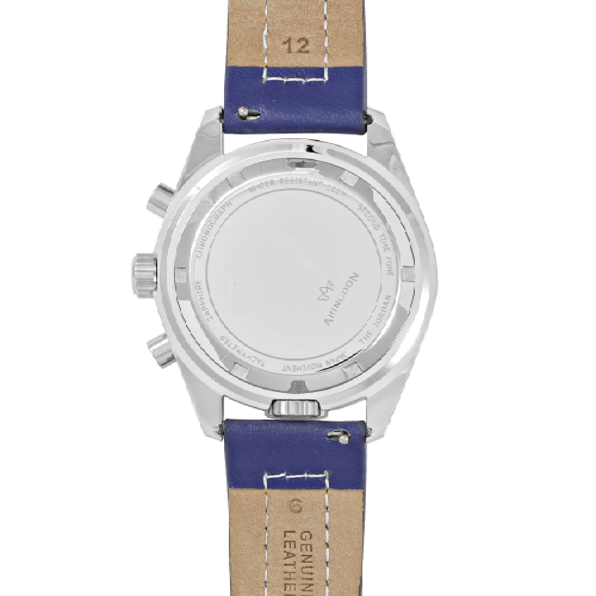 Abingdon Women Jordan Cobra Tachy Watch with Camel Leather Strap