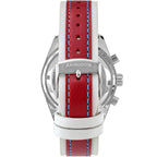 Abingdon Women Jordan Victory Red Tachy Watch with Camel Leather Strap