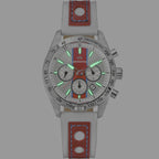 Abingdon Women Jordan Victory Red Tachy Watch with Camel Leather Strap