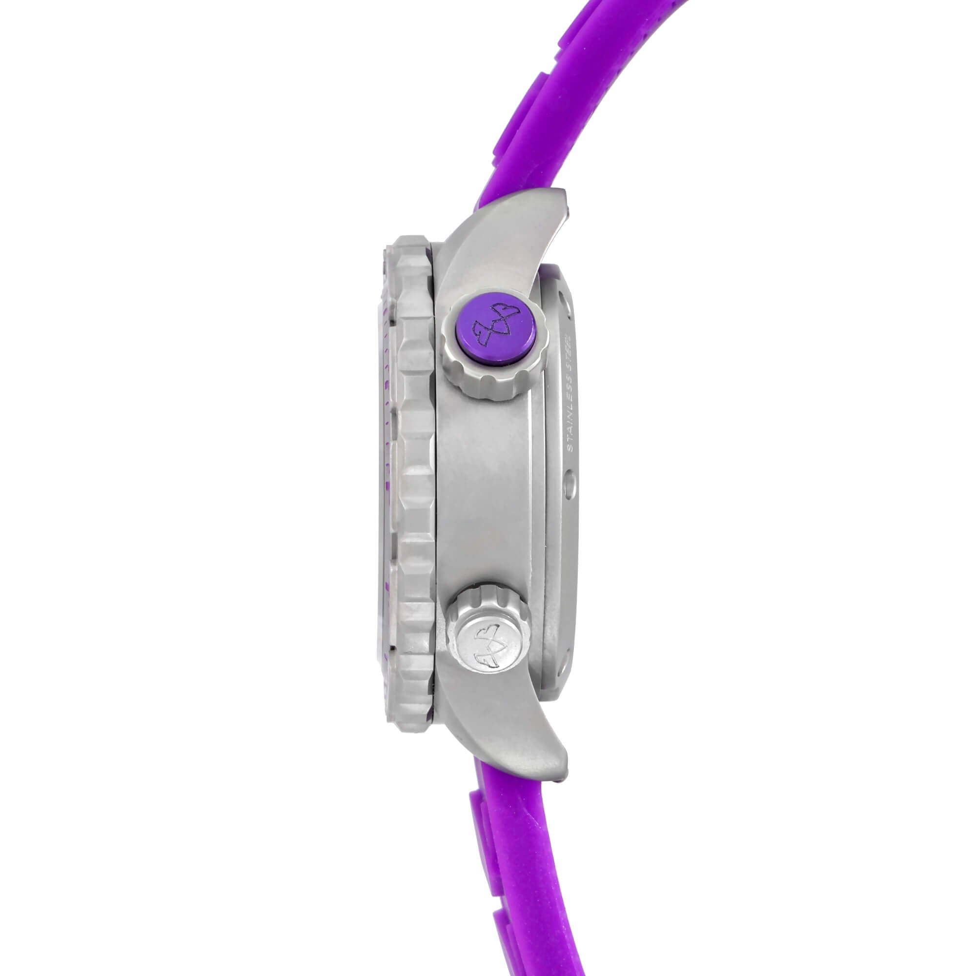 Abingdon Nadia Stainless-steel Nadia Luna Silver Dial Womens 35-mm Automatic self-wind Sapphire crystal. Wrist Watch